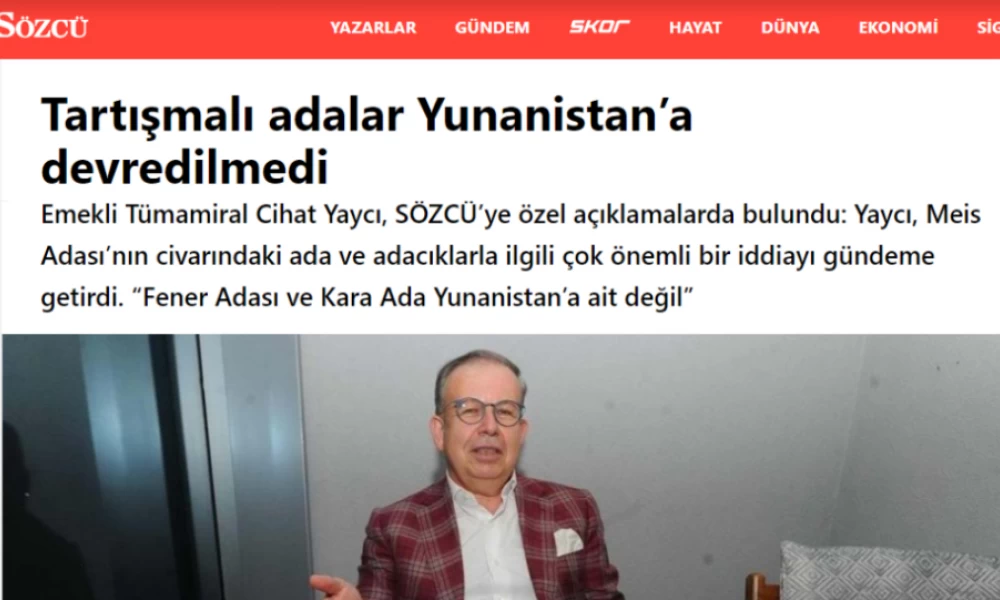 Τον χαβά τους οι Τούρκοι: «Τουρκικό έδαφος Ρω και Στρογγύλη»